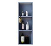Générique Étagère de Douche en Acier Inoxydable étanche - Meuble de Rangement Mural pour Salle de Bain, Bleu 30x90cm, Design Moderne pour Un Espace organisé, cloison de Douche sans carrelage.