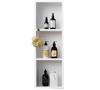 Générique Étagère de Rangement Murale en Acier Inoxydable pour Douche - Design sans carrelage pour Salle de Bain, Cuisine, Salon - 30 x 90 cm, Solution de Rangement Durable et élégante