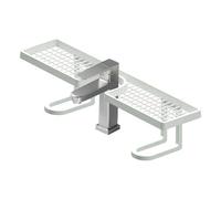 Générique Étagère lavabo Salle de Bain - 50cm Forme U sans perçage Pratique | Accessoire salle de bain, étagère au-dessus du lavabo 50cm forme U sans perçage, robuste, pratique, durable, rangement optimi