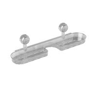 Générique Étagère Murale Pour Salle De Bain - Étagère Murale Salle de Bain au-Dessus du Robinet Organisateur - Support Lavabo Cuisine Porte Savon Ventouse Brosse Soin Peau Éponge Produits Hygiène