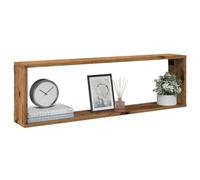 Générique Étagères Cube murales 2 pcs Vieux Bois 100x15x30 cm,Meubles,Étagères,Étagères murales & corniches,Brun,8.7 KG,856582