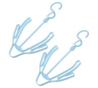 Générique Étendoirs à Chaussures Organiseurs Suspendus Lot de 2 en Plastique Bleu Léger et Résistant pour Sécher sans Déformation pour Rangement à Domicile