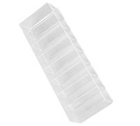 Générique Étui à 8 Compartiments Conteneur de câble de données Boîtier de Rangement pour câbles en Plastique Organisateur de câbles pour tiroir ou Bureau, Organisation des câbles USB et