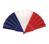 Générique Eventail France Tricolore: Bleu, Blanc et Rouge (x1) REF/18120 40 cm