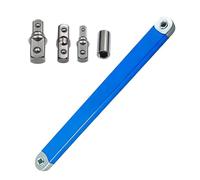 Générique Extended Ratchet Wrench Adapter, 3/8 Inch Offset Extension Tool, Professional Maintenance Prolonger with Torque Transfer System, Mechanical Repair Accessory Kit, Metal for Garage Car Truck