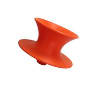 Générique Fauteuil Inclinable Rotatif Ergonomique, Chaise Gyroscopique Pivotante À 360 °, Équipement De Sport Relaxant, Siège Pivotant for Aire De Jeux D'arrière-Cour(Orange,49x65x45cm)