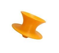 Générique Fauteuil Inclinable Rotatif Ergonomique, Chaise Gyroscopique Pivotante À 360 °, Équipement De Sport Relaxant, Siège Pivotant for Aire De Jeux D'arrière-Cour(Yellow,49x65x45cm)