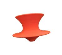 Générique Fauteuil Inclinable Rotatif Ergonomique, Chaise Gyroscopique Pivotante À 360°,équipement De Sport Relaxant en Plastique PE, for Supermarché, Hôtel Ou Extérieur(Orange,49x62x43cm)