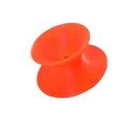 Générique Fauteuil Inclinable Rotatif Pivotant À 360 °, Chaise Rotative Sensorielle, Chaise Gyroscopique en Plastique PE Monobloc, for Hôtel, Supermarché en Plein Air(Orange,73x93x63cm)