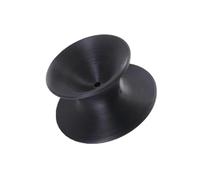 Générique Fauteuil Inclinable Rotatif Pivotant À 360 °, Chaise Rotative Sensorielle, Chaise Gyroscopique en Plastique PE Monobloc, for Hôtel, Supermarché en Plein Air(Black,73x93x63cm)