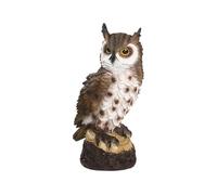 Générique Figurine de Chouette | de Jardin - Statue Décorative Effaroucheur en Résine pour Foyer, Étang, Table, Balcon, Jardin et Terrasse