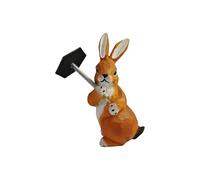 Générique Figurine de Lapins en Bois sculpté à la Main, Sculpture d ' Art, Statue de Lapins en Bois, Statue d ' Animal Miniature, décoration de Maison, Petites Sculptures d ' Art