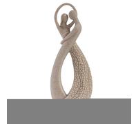 Générique Figurine De Résine - Symbole d'amour, Sculpture Abstraite | Statuette Partenaire Romantique, Art des Ornements Maîtresse Couple Décorative, Souvenir À Collectionner pour Affichage De Table