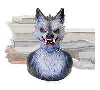 Générique Figurine Loup Canard - Déco Gothique Halloween en Résine | Loup Canard Horreur,pour Tableau de Bord Bureau Étagère Cheminée Fête