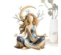 Générique Figurine Sculpturale Statue Décorative en Résine Fait Main | Sculpture Déco Maison Pour Maison Bureau Appartement Salon Chambre Entrée Yoga Manteau de Cheminée