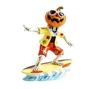 Générique Figurine Squelette de de Surf en Bois-Spooky 14cm Halloween Bure