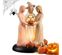 Générique Figurines D'Amitié Pour Femmes Avec Lumière LED Automne Halloween