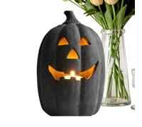 Générique Figurines Décoration Statue en Résine Vintage avec Bougie | s Décoratives D'Automne Pour Intérieur Extérieur Porche Manteau De Cheminée Jardin Maison Maison
