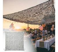 Générique Filet Camouflage Pergola Gris 19.7 ft x 26.2 ft/236.2 in x 315.0 in/6x8 m Filet d'Ombrage Renforcé Voile d'ombrage pour pergola, Filet de Protection Solaire Militaire Grande Taille