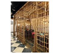 Générique Filet Corde Jute déco Mur Plafond Photo Grille 10m² Naturel | Filet décoratif en corde tressée pour mur, plafond, séparation espace et affichage photo(1.2x10cm)