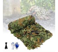 Générique Filet de Camouflage Militaire, Voile D'ombrage Camouflage Exterieur Filet Camouflage Chasse Renforcé pour Militaire Accessoires, Terrasse Jardin Protection Solaire Bâche Camouflage(2x2m)