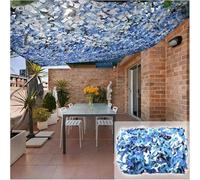 Générique Filets de Camouflage Bleu 1.5x8m,Filets de Camouflage pour la Chasse et Le Camping, Filets d'ombrage, parapluies, décorations, bâches de Protection, Housses de Voiture - Tissu Oxford 210D