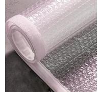 Générique Film Isolant pour Fenêtre en Plastique Kit D'isolation de Fenêtre Translucide Coupe-Vent Couverture Fenêtres Bulle Imperméable Film Isolantes pour Fenêtres Réutilisable W50-200cm(50x130cm)