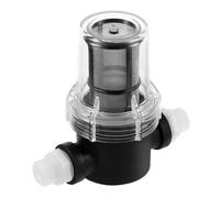 Générique Filtre à Eau Filtre Lavable en Nylon en Ligne 1/2 Pouce avec Crépine en Acier Inoxydable 80 Mesh, Design Transparent Couleur Aléatoire pour Purificateur Maison