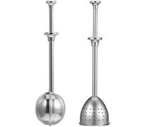 Générique Filtres à Thé pour Thé en Vrac Lot de 2 Passoires Boule et Conique Acier Inoxydable 304 Pratiques pour Infuser Thé et Café
