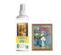 Générique Fixative Spray pour Art,120ml Protecteur de Peinture | Fixatif pour Pastel à l'Huile | pour Peinture Art Papier Peint Acrylique Gouache Fusain Huiles