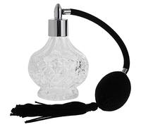 Générique Flacon à Parfum Vide en Verre Cristal avec Longues Franges Pompe à Parfum Pulvérisateur Réutilisable Accessoire de Beauté pour Maquillage Diffuseur