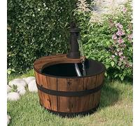 Générique Fontaine à Eau avec Pompe 28x28x34,5 cm Bois de Sapin Massif,Maison & Jardin,Décorations,Fontaines & bassins,Fontaines & Cascades,Brun,2.2 KG,363334