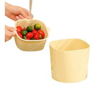 Générique Food Waste Trash Can - Double-Layer Garbage Catcher Collector Bin | Countertop Waste Basket | for Kitchen Dining Room Office Apartment Farmhouse Dormitory Study Vanity Coffee Bar