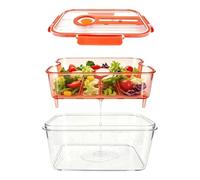 Générique Fruit Containers - Kitchen Vegetable Draining Organizer Box