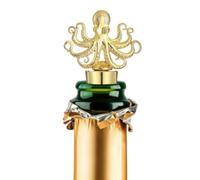 Générique Funny Sea Animal Wine Stopper - Reusable Airtight Leak Proof Plug | 3.78 Inches, Zinc Alloy Octopus Saver | Decorative Bottle Closure Top for Bar, Family Gatherings, and Holiday Parties
