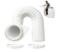 Générique Gaine isolante portable AC - 150 x 52 cm - Couvercle de tuyau de climatisation | Manchon thermique pour tuyau de climatisation de diamètre, appartement, lieu de travail, cave，B：150x52x0.5cm