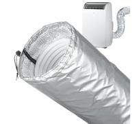 Générique Gaine Isolante Pour Flexible De Clim,Enveloppe Pour Tuyau Climatiseur, Gaine IsoléE ImperméAble Lavable,Hiver ExtéRieur IntéRieur FenêTre Garage Camping-Car Maison Appartement