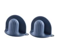 Générique Gants de cuisine antidérapants en Silicone, 2 pièces, Blue | Gants de cuisine flexibles en Silicone, supports de casseroles imperméables pour une manipulation facile des