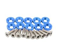 Générique Garde-Boue en Aluminium rondelles de Pare-Chocs M6x19.5mm Boulon Moteur Kit d ' Habillage Attaches de Modification de Voiture Garde-Boue rondelle Moteur Kit d ' Habillage