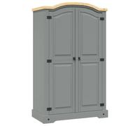 Générique Garde-Robe avec 2 Portes Gamme Corona pin Mexicain Gris,Meubles, Armoires & Meubles de Rangement, Armoires, Gris (Poids 47.95KG)