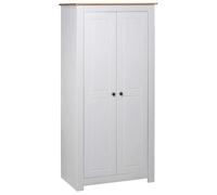 Générique Garde-Robe Blanc 80x50x171,5 cm Pin Massif Assortiment Panama, Meubles, Armoires & Meubles de Rangement, Armoires, Blanc, (Poids 30.9KG)
