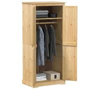 Générique Garde-Robe Corona 76x50x170 cm Bois de pin Massif,Meubles,Armoires & Meubles de Rangement,Armoires,Brun,36.9 KG,4002769
