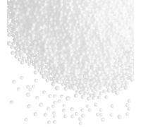 Générique Garnissage de Poufs Blanc Billes de Mousse sans Odeur, Design Multifonctionnel pour Coussins et Fauteuils Poire, Paquet de Recharge 1 Sachet