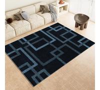 Générique Géométrie Méandre Tapis 50x80cm Minimaliste Moderne Antidérapant Poils Bas Moquettes Sol Décoration Durable Doux Machine Tapis pour Balcon Couloir Manger Entrée 11y133