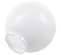 Générique Globe Accessoire D'éclairage Délicat Blanc en Acrylique pour Luminaire Extérieur Rond et Décoration Légère pour Abat-jour de Maison