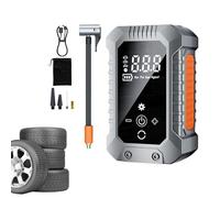 Générique Gonfleur De Pneus sans Fil Arrêt Automatique avec Lumières LED | Pompe À Air Portable Petit Compresseur Pour Vélo Moto Berline SUV Auto Réparation Urgente Route Garage Maison
