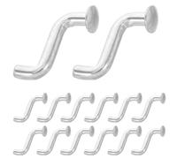 Générique Goupilles Métalliques Forme S 7x60 mm, Lot de 50 Boulons pour Rayonnages à Palettes, Résistance Élevée pour Usage en Entrepôt et Stockage