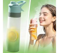 Générique Gourde brumisateur isotherme, Bouteille nébulisée pour le sport et l'utilisation récréative, Bouteille d'eau nébulisée, Bouteilles multifonction avec un spray rafraîchissant (1PC Vert)