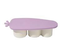 Générique Grand bac à glaçons en silicone pour glaçons cylindriques Machine à glaçons réutilisable avec couvercle pour gobelets Démoulage facile pour cocktails et boissons au whisky (B, 15.5x8.5x6cm)