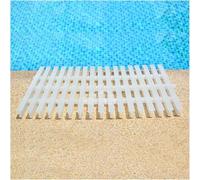 Générique Grille d'évacuation Robuste en Plastique pour piscines et terrasses, Couvercle de bonde de Douche Durable, Solution de Drainage extérieur, Protection de gouttière à Monter soi-même, système